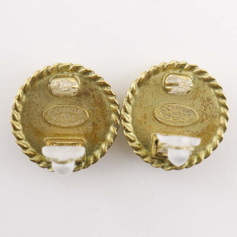 Chanel Cc Logo Clip-On Earrings Metal #246681C80B - Picture 6 of 9